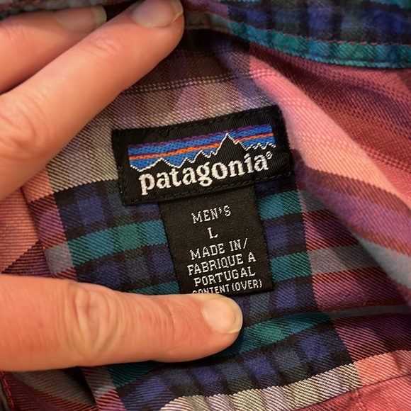 Bundle of 3 - Patagonia Plaid Button Down Long Sleeve Shirts Size Large - Picture 9 of 9